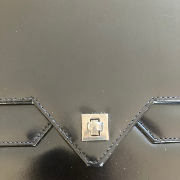 Vintage 1960's/70's  Dofan black leather purse- made in France - Picture 4 of 10